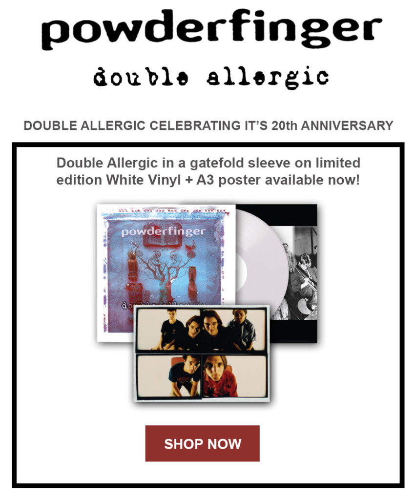 Double Allergic 20th Anniversary Vinyl Release - Powderfinger